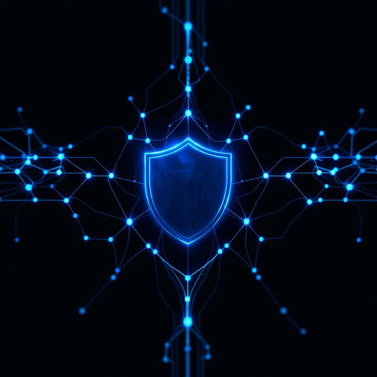 Cybersecurity network mesh visualization